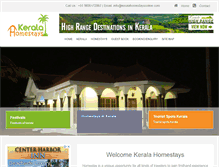 Tablet Screenshot of keralahomestaysonline.com